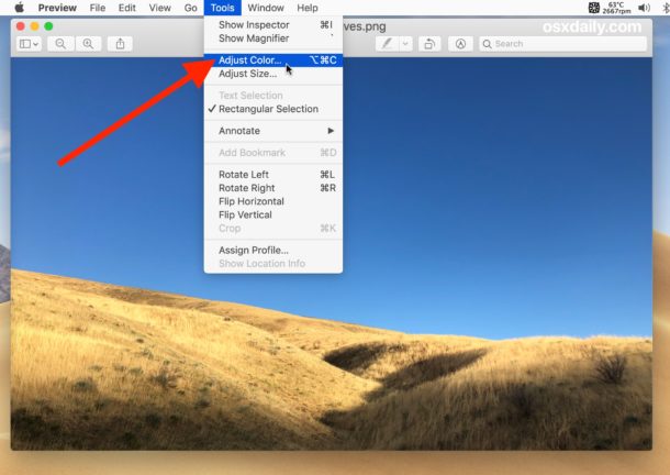 Mac Os Preview App Identify Color